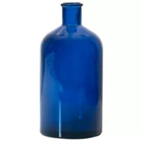 Botella Retro 28 Cm Azul