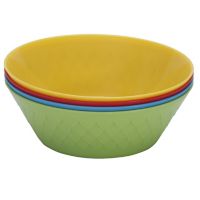 Bowl Plástico Colores 500Ml 4 Unidades