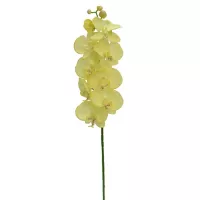 Flor Artificial Orquídea Amarilla 78 Cm