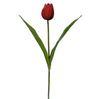 Flor Artificial Tulipán Rojo 66 Cm