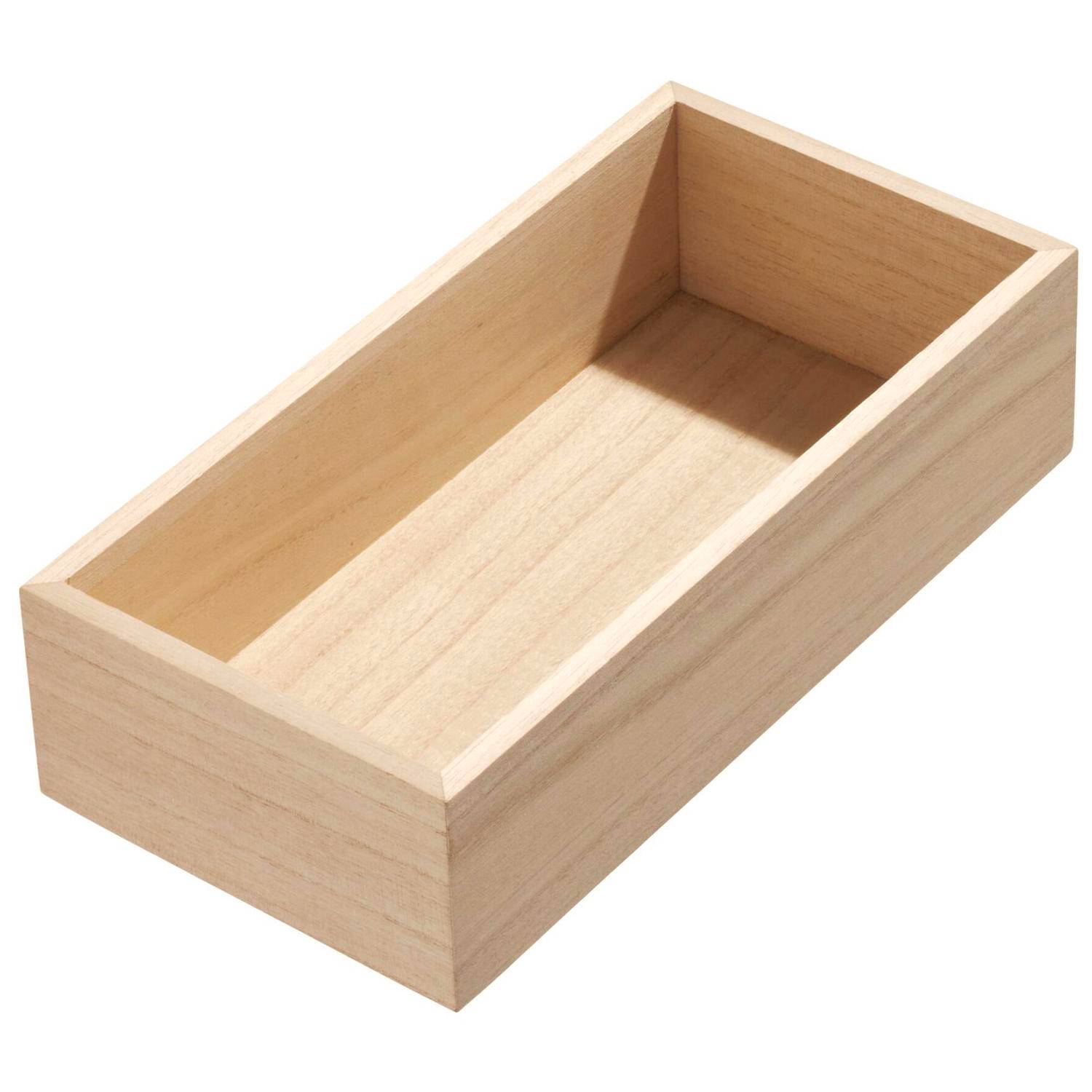 Caja de madera pequeña, 14.5x9.5x7 cm.