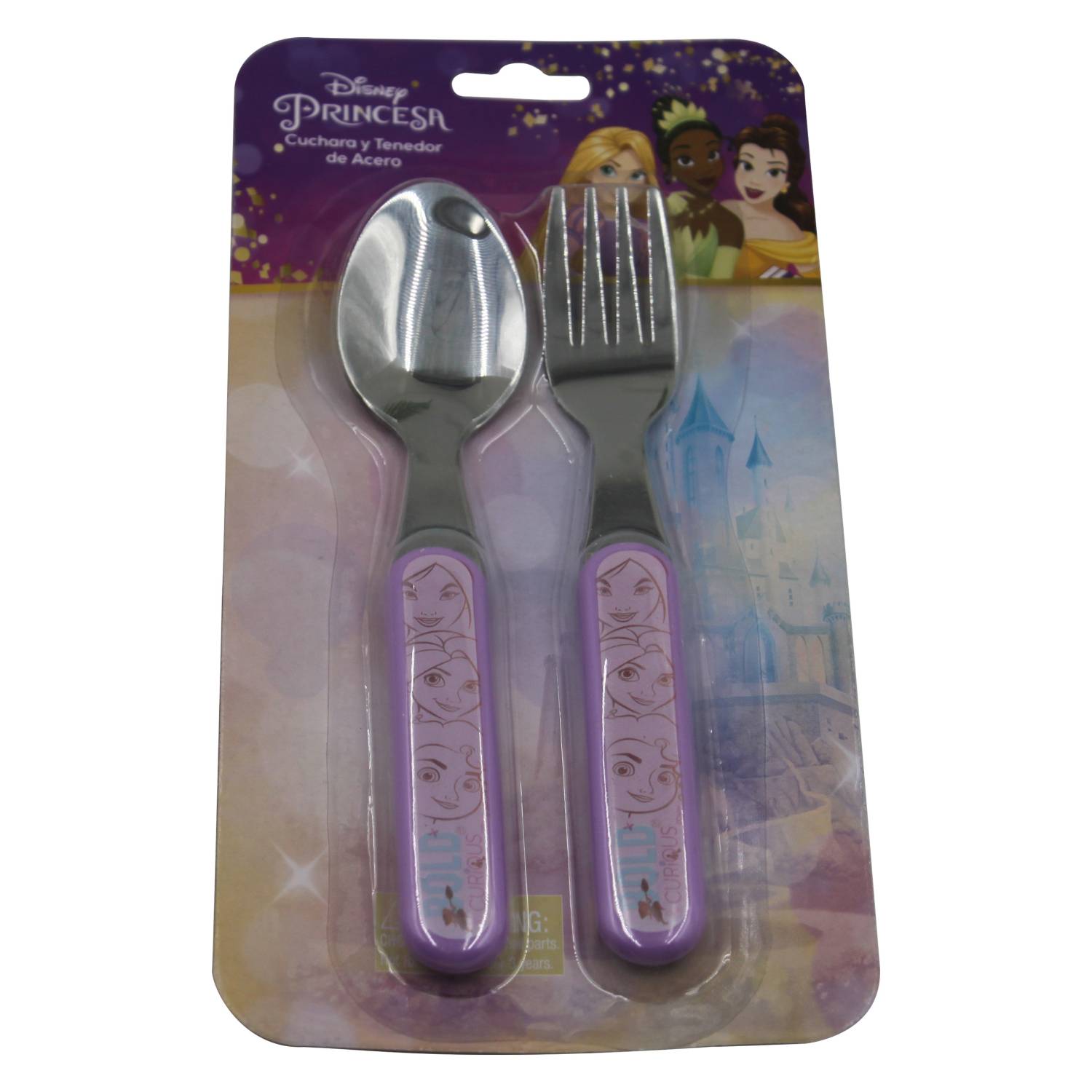 Set de cubiertos en silicona para bebe termosensible GENERICO