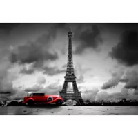 Dimex Fotomural Auto Retro En Paris