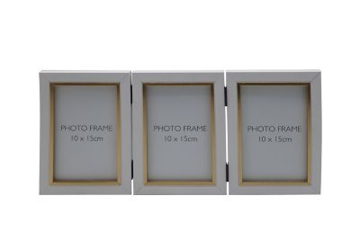 Portafotos multiple de pared para 8 fotos de 10x15 plastico negro