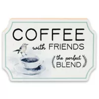 Cuadro Madera Coffee Friends