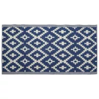 Alfombra Playa Textil Azul 90x180 cm