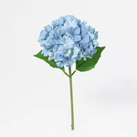 Vara Artificial Hortensia Azul 48cm