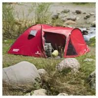 Carpa Para Camping 4 Personas Nylon Belledone Rojo