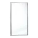 Espejo de baño 26.5 x 35 cm blanco