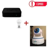 Combo Kit Router + Bombillo Smart 9W 800LM Ozombox + Cámara Interior IP