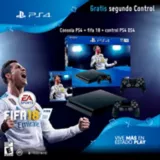 PlayStation 4 PS4  De 1 TB + Fifa 18 - Gratis Control DualShock 4
