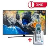 Televisor UHD 4K 43 pulgadas SmartTV Plano UN43MU6100 Samsung + Teléfono Inalámbrico con identificador de llamadas