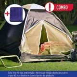Combo Carpa Iglú Dome Para 2 Personas Klimber + Colchón Inflable Doble Intex
