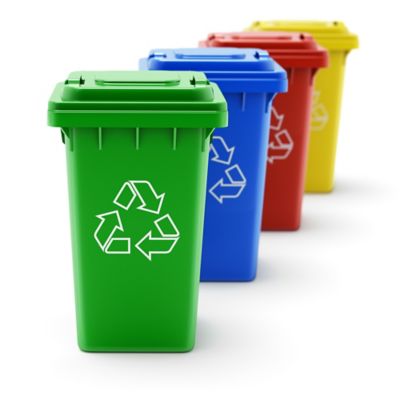 Papelera rectángulo de plástico doble con botones Compartimiento de reciclaje 12 litros Cubo de la basura cubo de la basura Bote de basura para el hogar 
